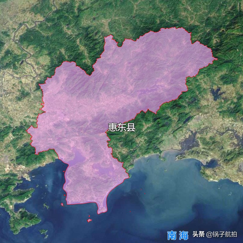 惠州淡水地图(7张地形图,快速了解广东省惠州市辖的5个区县)