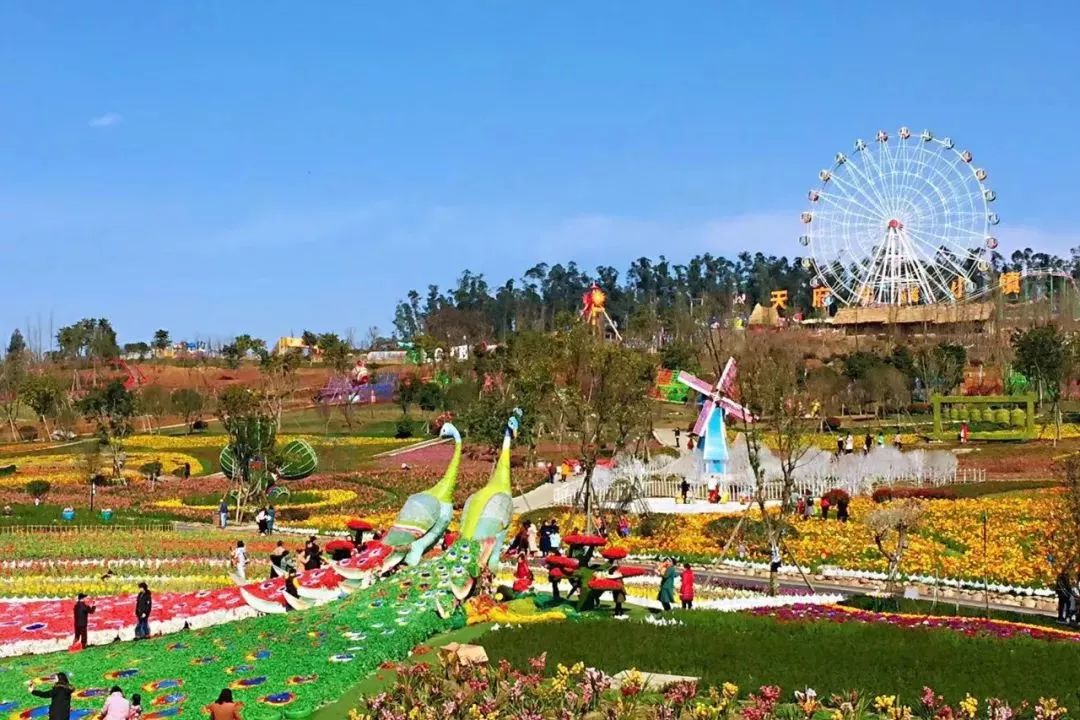 「成都·新都音乐百花谷」6.1 游玩好去处,10大游乐项目玩嗨天!