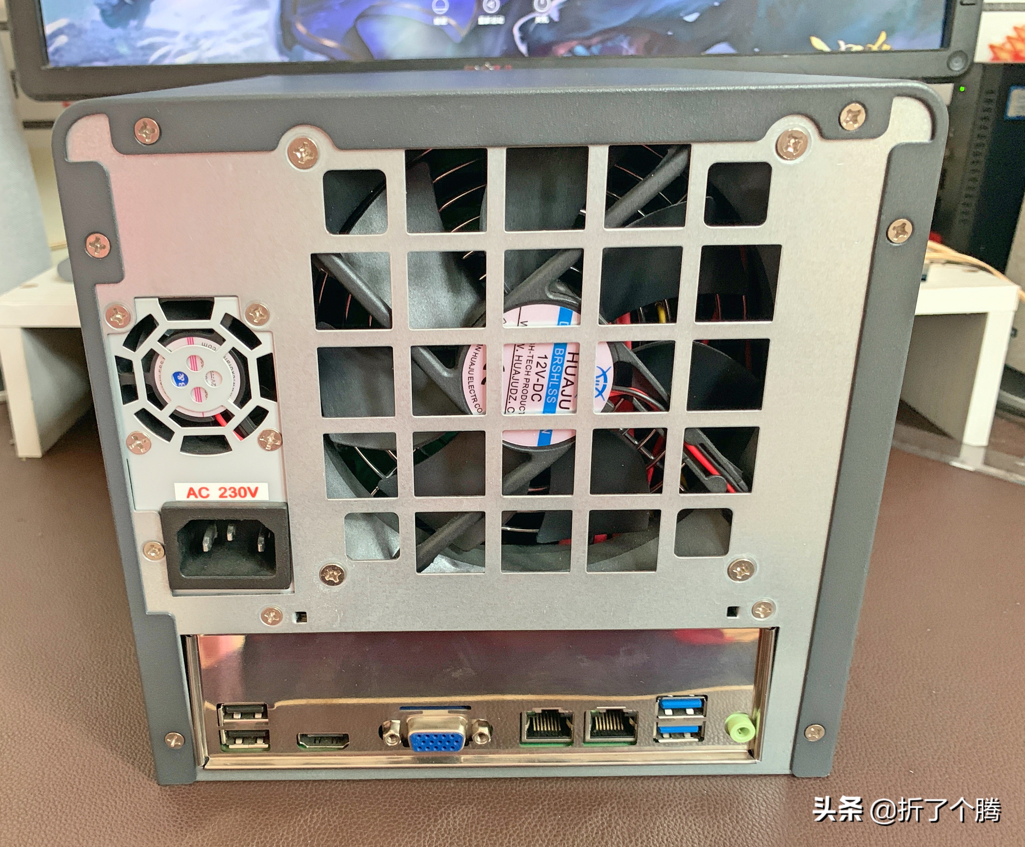开车矿机测评 蜗牛星际D 双千兆 宰相版 J1900+4G+60G 9个SATA口