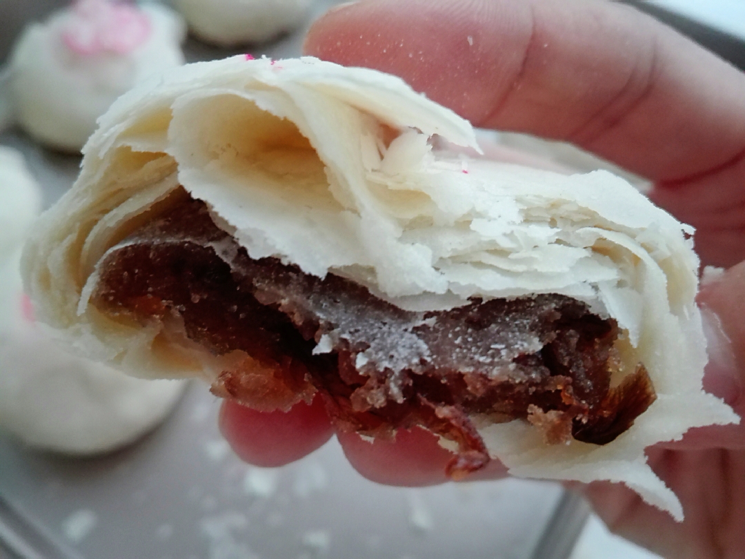 图片[1]-【玫瑰酥饼】做法步骤图 放几天都酥香 别错过-起舞食谱网