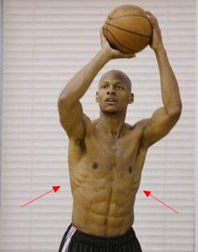 nba球员为什么都很瘦(NBA这些“瘦子”骗了你多久？雷阿伦有鲨鱼肌 KD有麒麟臂)