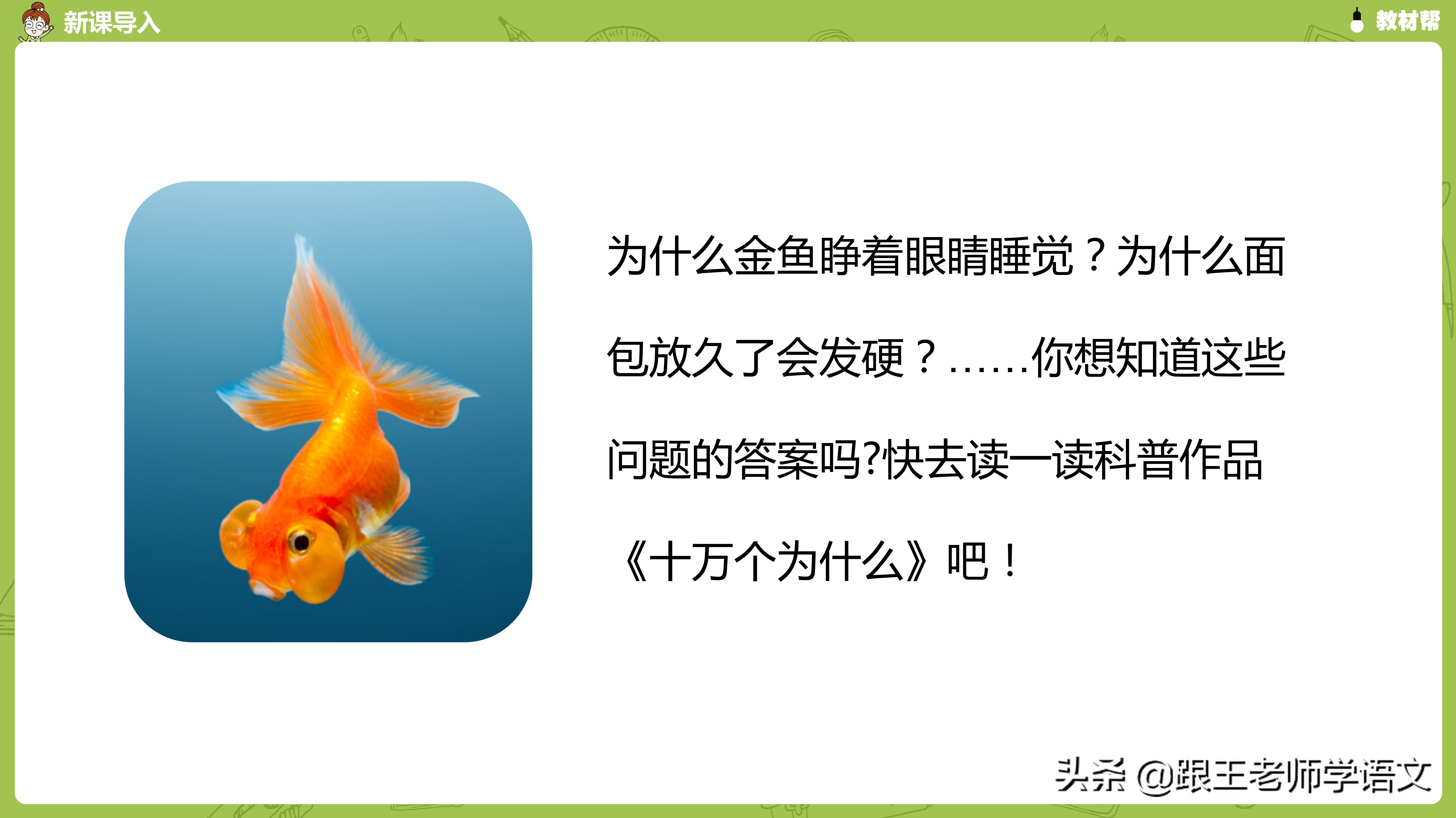 部编版四年级下册语文快乐读书吧《十万个为什么》知识点+图解