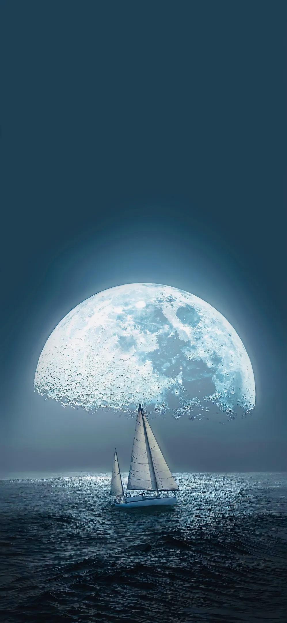 山河大海日月星辰图片图片