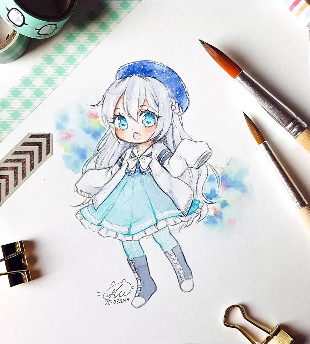 怎么画动漫人物 动漫少女简笔画-起航号