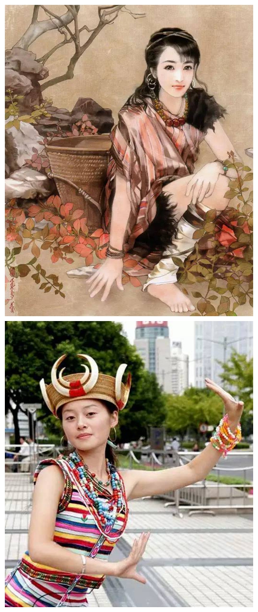 中国56个民族传统服饰大全