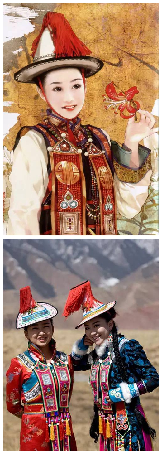 中国56个民族传统服饰大全