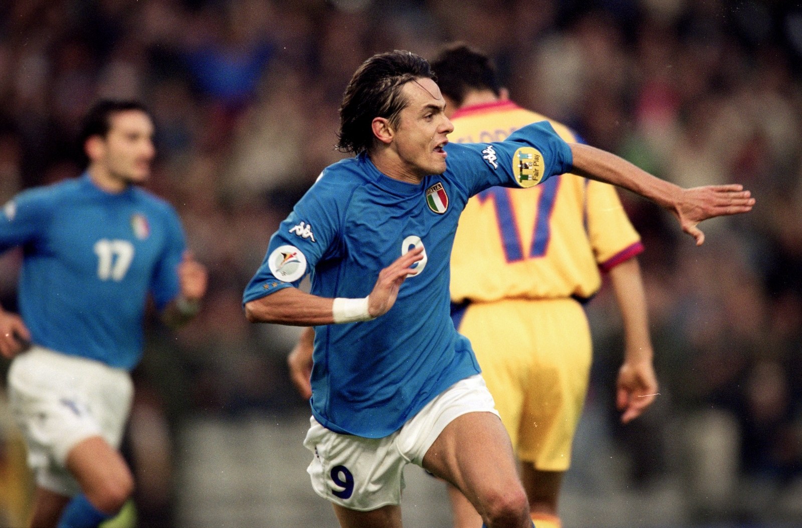 2006世界杯因扎吉上场吗(意大利历史第6射手,世界大赛预选赛26场19球