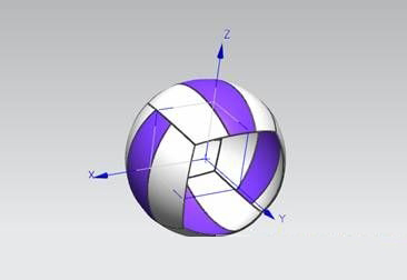 UG软件快速绘制排球教程