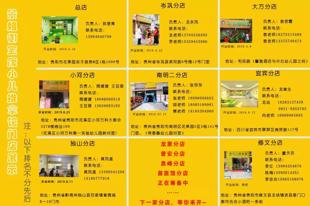 开业大吉!下一家“景姐御宝康”小儿推拿店等你来开