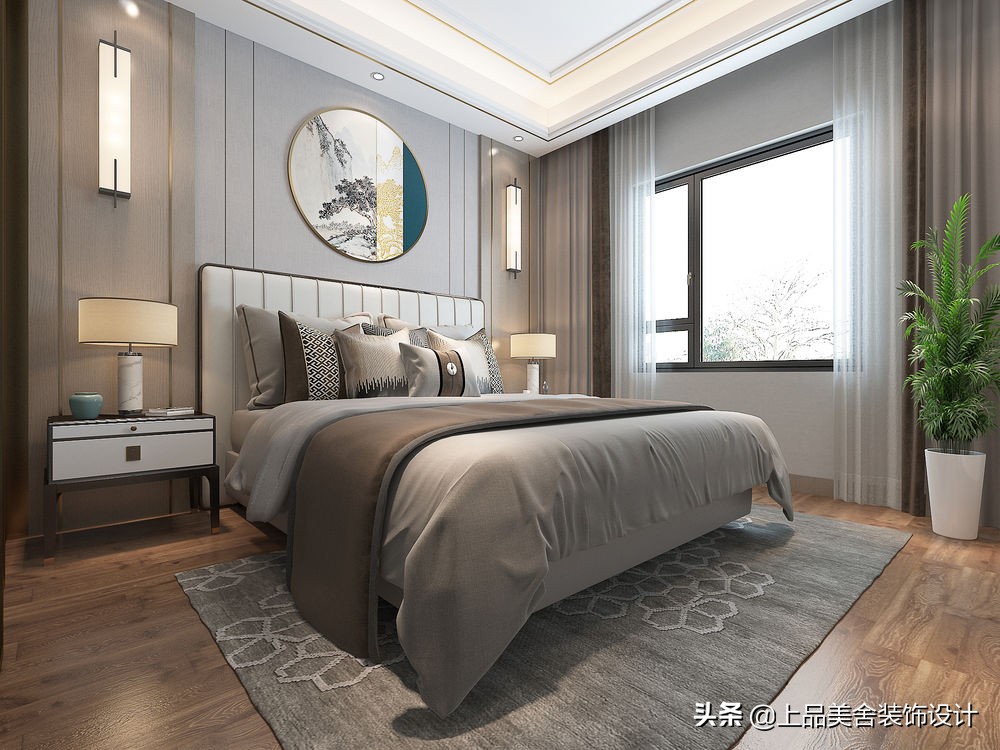 100㎡小户型，以高级灰轻奢调装中式风，精致雅韵，让人一见钟情