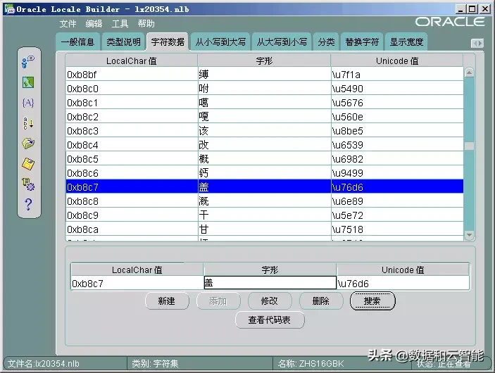 循序渐进Oracle：数据库的字符集和字符集文件