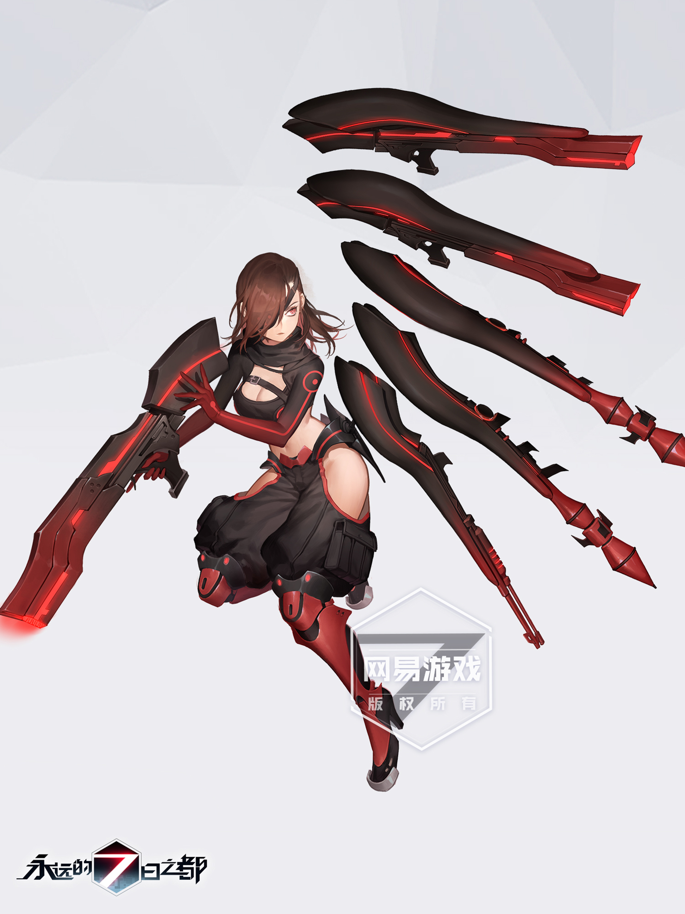 世界观新颖的《永远的7日之都》全系列精美人物角色立绘插画欣赏