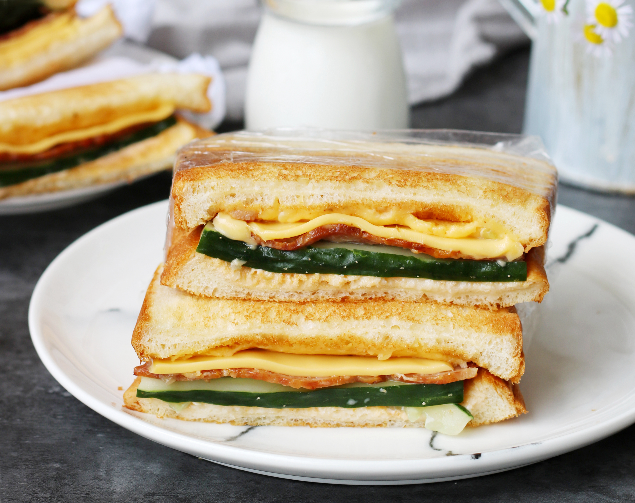 自己如何做三明治(面包店10元一个的三明治,在家做成本3元,营养美味