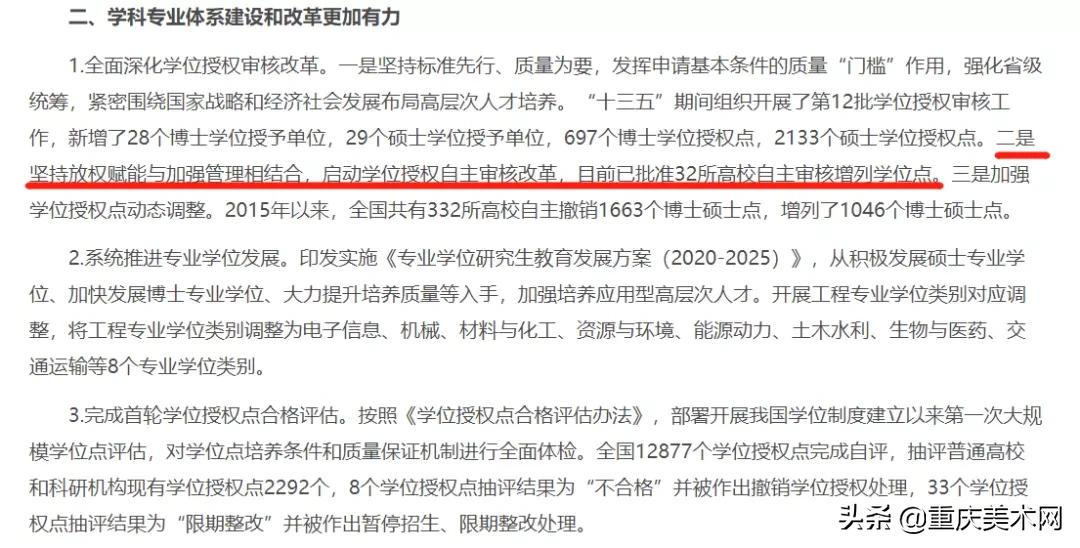 新增艺术硕士,华南理工大学正式发布2021自主审核授权点结果