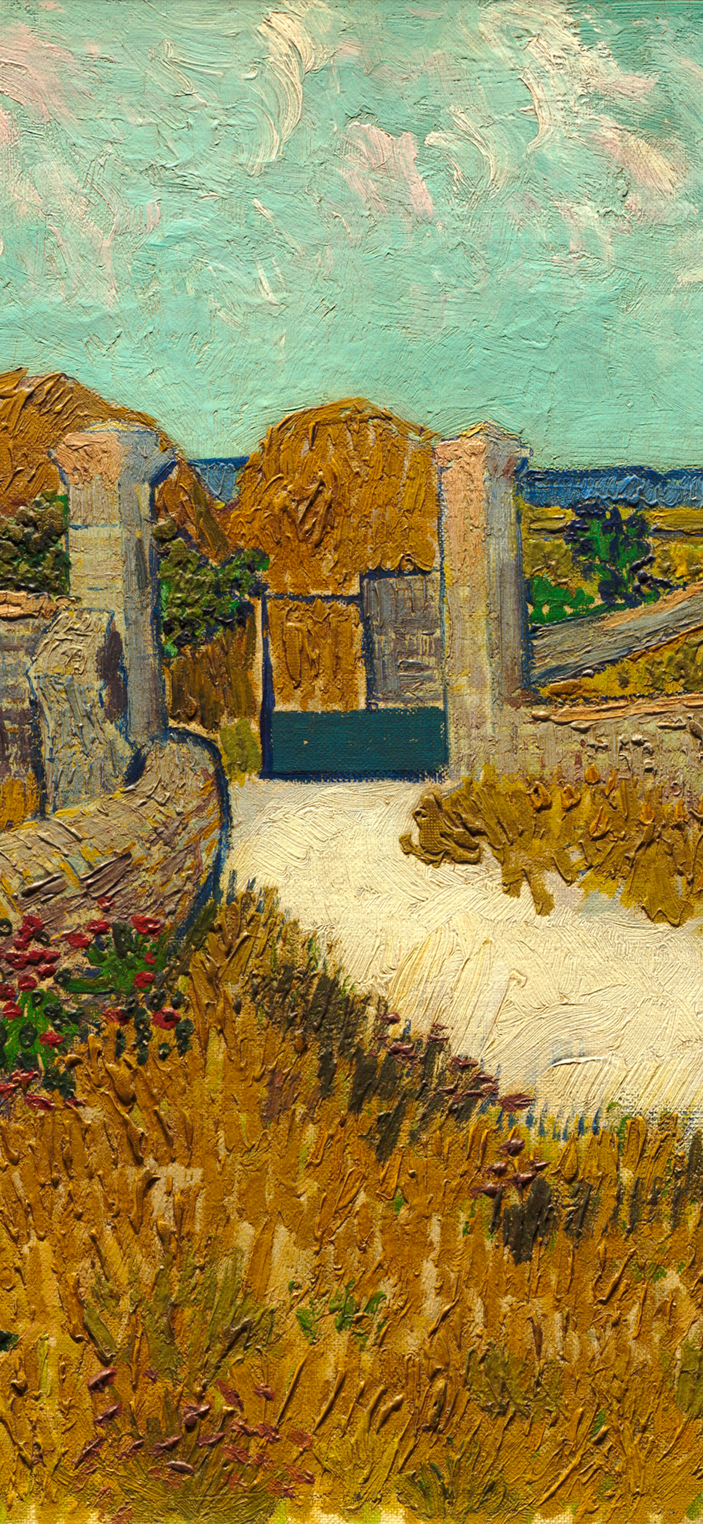 壁纸来了-257期|文森特·梵高的《普罗旺斯的农舍》(1888年)