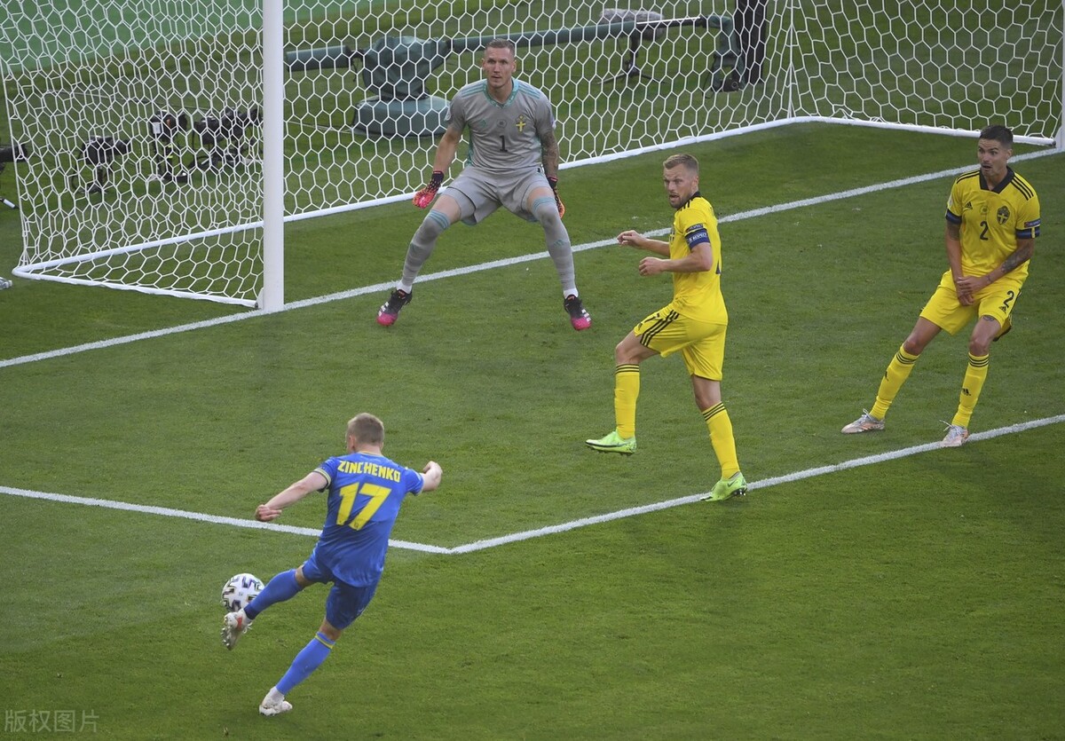 欧洲杯足球一场换人几次(欧洲杯-中超外援染红 津琴科破门 压哨助攻 乌克兰2-1淘汰十人瑞典)