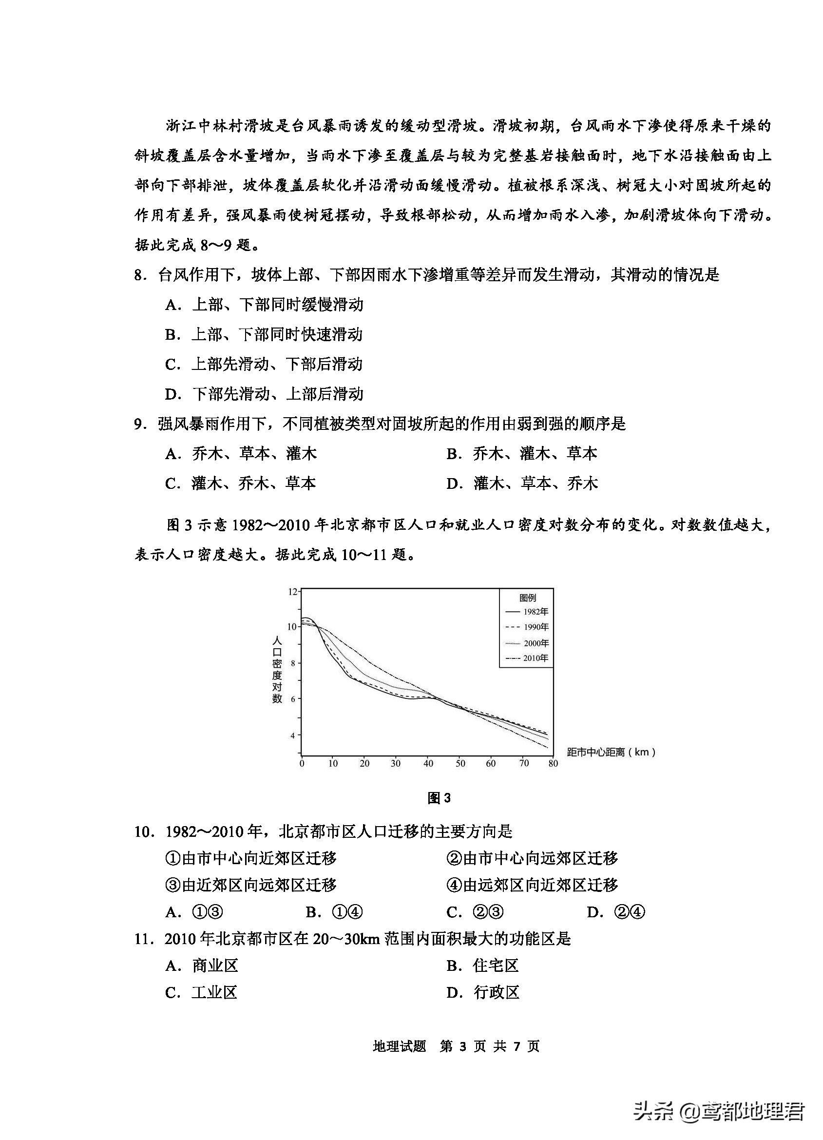 「高考模拟」青岛市2020年高三统一质量检测-地理试题