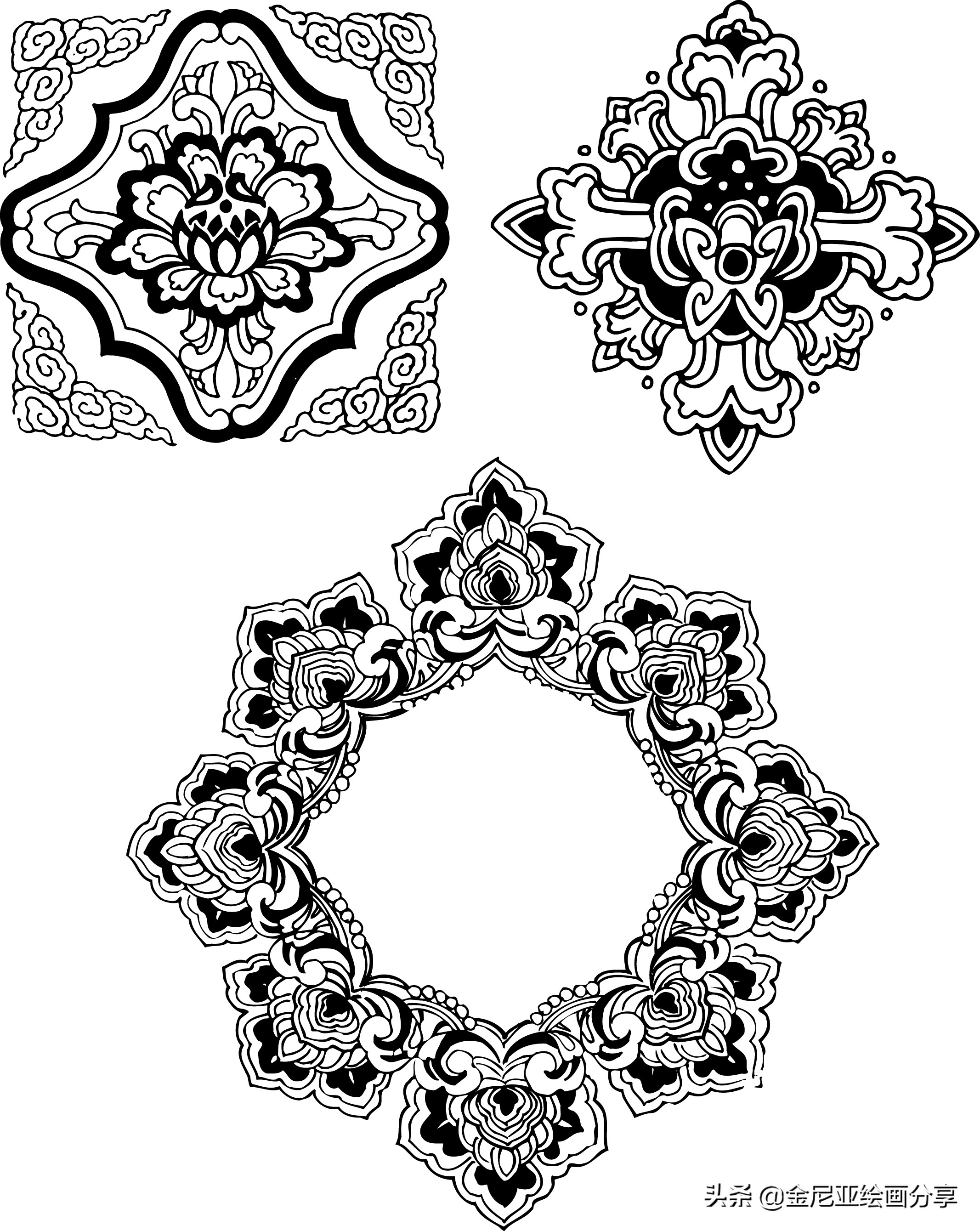 传统图案-边框-中国风