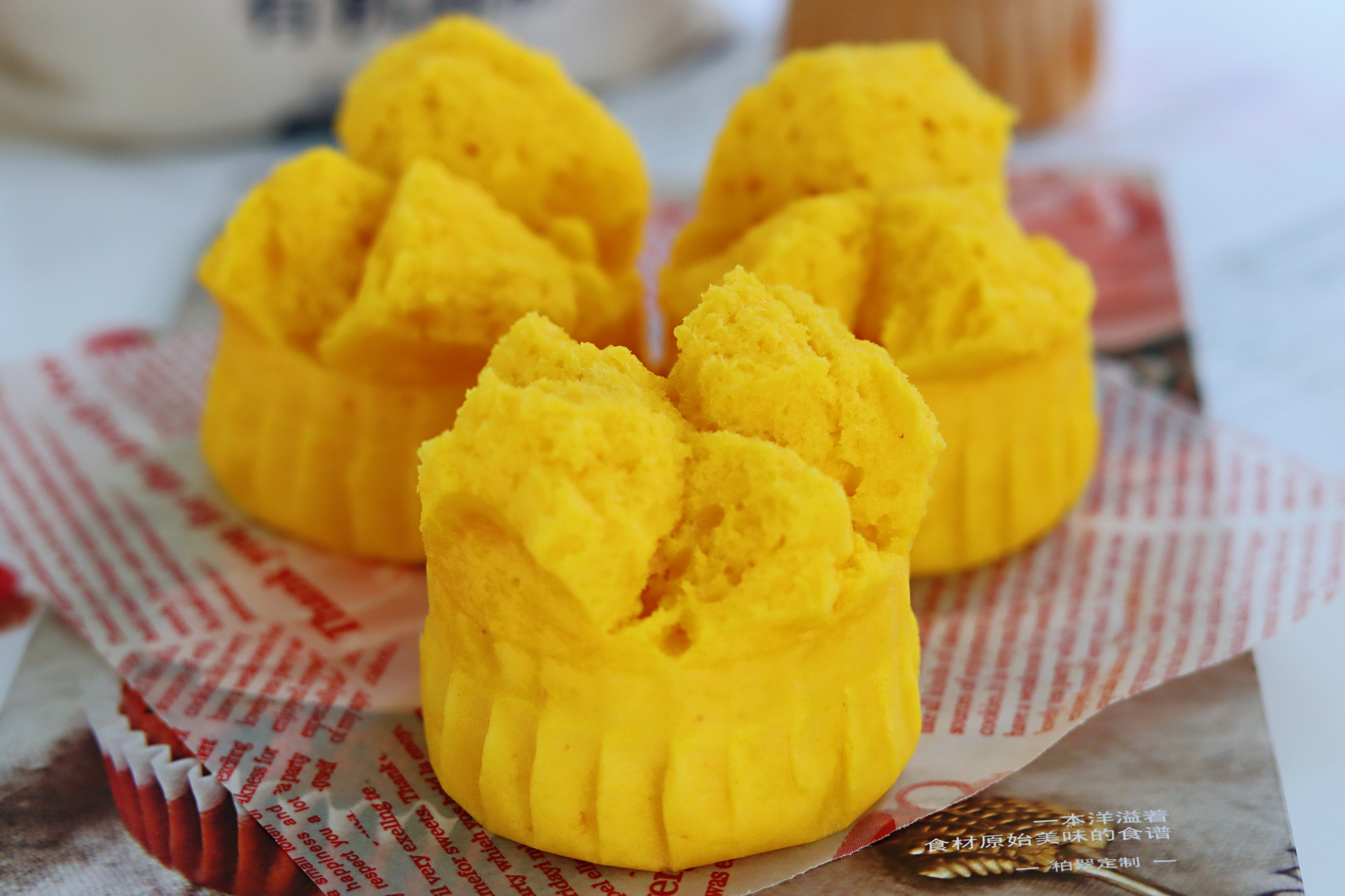 图片[2]-【南瓜开花棉花杯】做法步骤图 个个开花 比蛋糕好吃-起舞食谱网