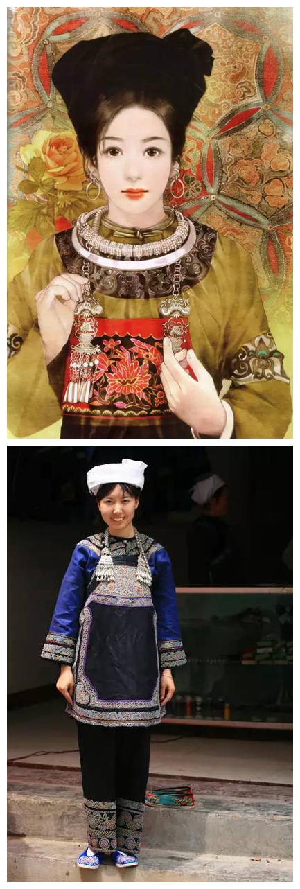 中国56个民族传统服饰大全