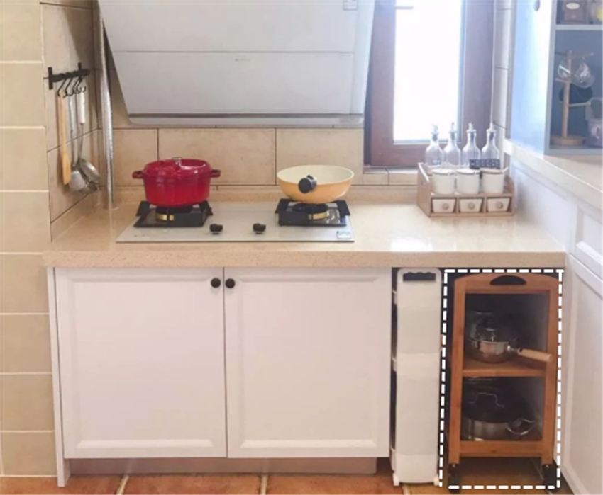 厨房定制橱柜千万别做满！现在流行“空一格”，美观又实用