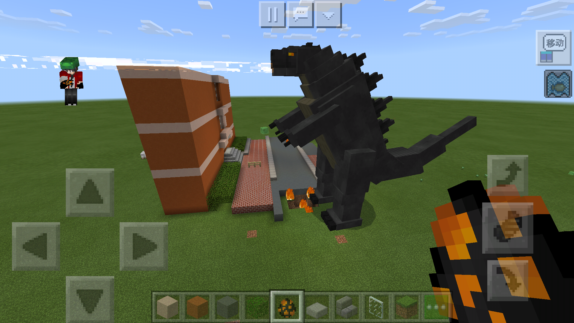 我的世界：你也可以和奥特曼一起战斗，哥斯拉mod让你过足英雄梦