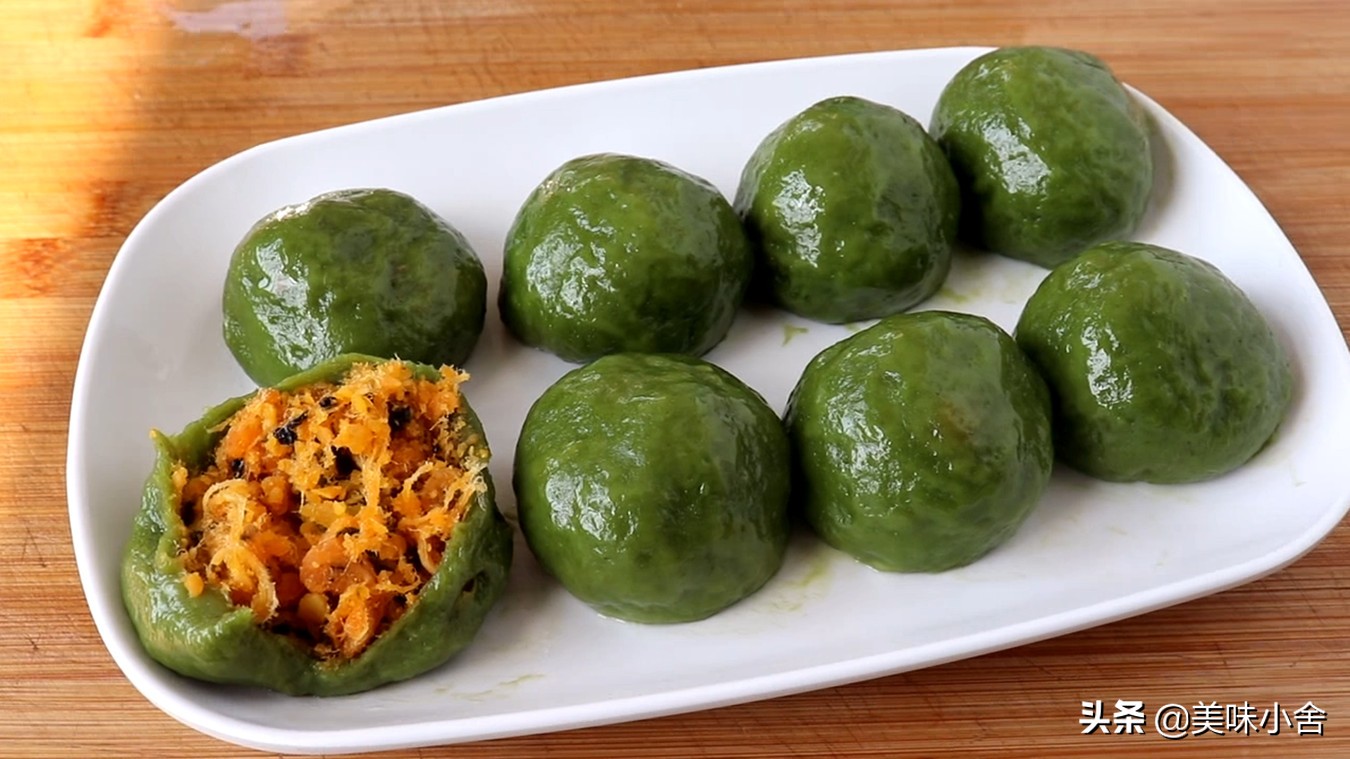 教你用艾草做青团,做法和配方全都告诉你,做法简单,比买的好吃