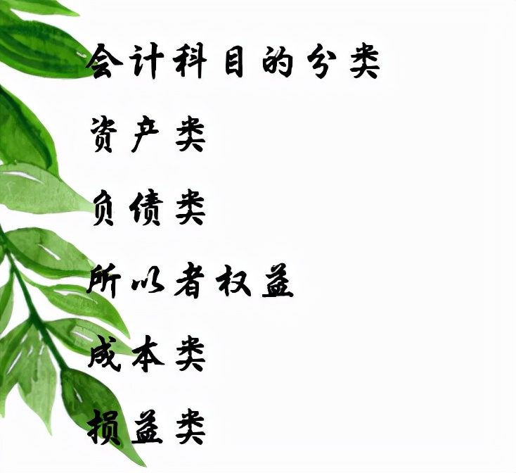 满满干货：会计科目分录及内容，新手会计珍藏