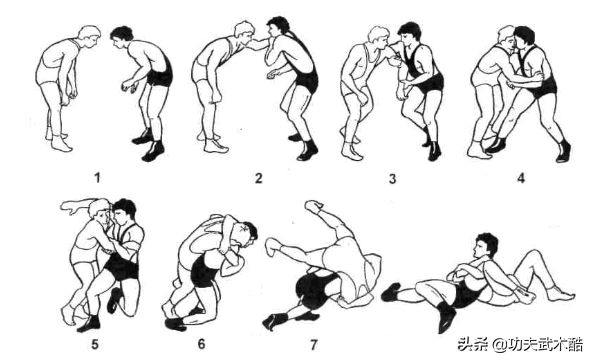 摔跤规则(图解摔跤9种技巧，集中国跤、桑博、柔道、相扑、角力之精华)