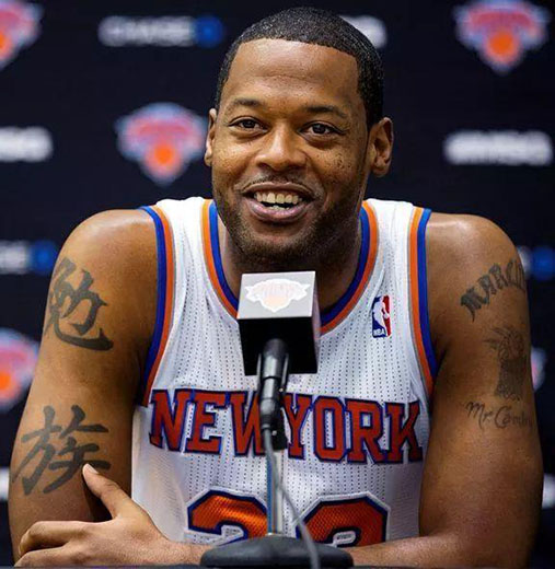 NBA球员奇葩的汉字纹身