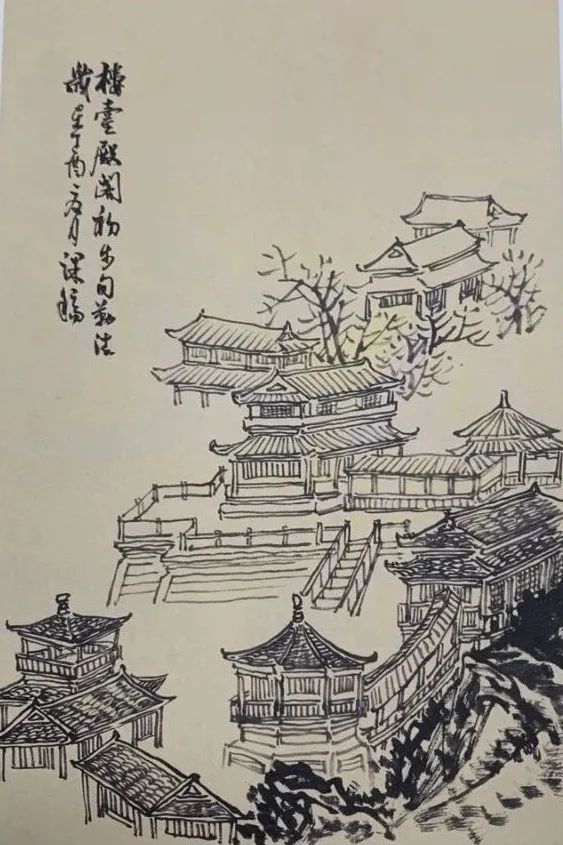 亭子简笔画