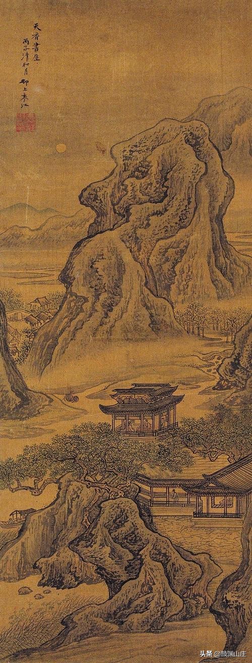 《秋天诗词集327篇全集》无言斜倚小书楼，暗思前事不胜愁