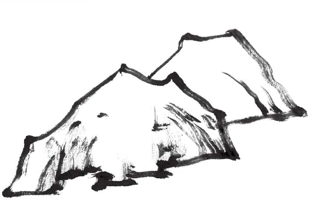 "石分三面"怎么理解?从图解教你画山石,简单易学,一看就会