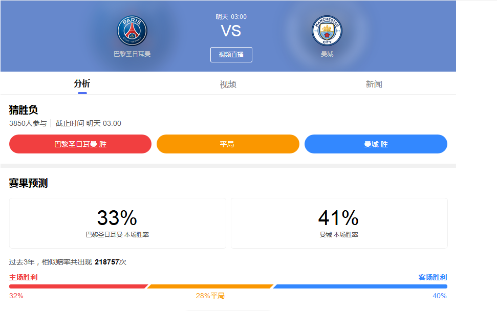哪个软件有免费看欧冠直播的（欧冠半决赛巴黎对曼城直播入口平台 巴黎对曼城阵容名单（梅西回归））-华海博客