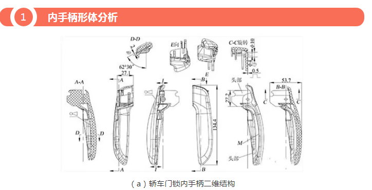 多年模具老傅手把手教你 轿车门锁内手柄注射模设计 看完就能学会