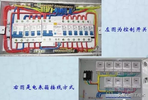 电工必学的配电接线方式：家用配电箱接线图讲解，值得收藏！