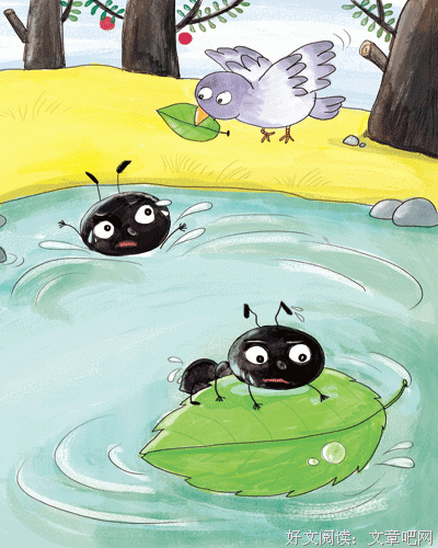 蚂蚁报恩的故事