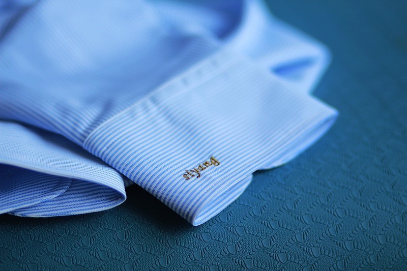 弹力面料 抗皱免烫 码尚AI定制单西和四面弹衬衫套装