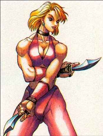 经典游戏《快打旋风》那些风姿绰约的女杂兵,毒药勉强排第三