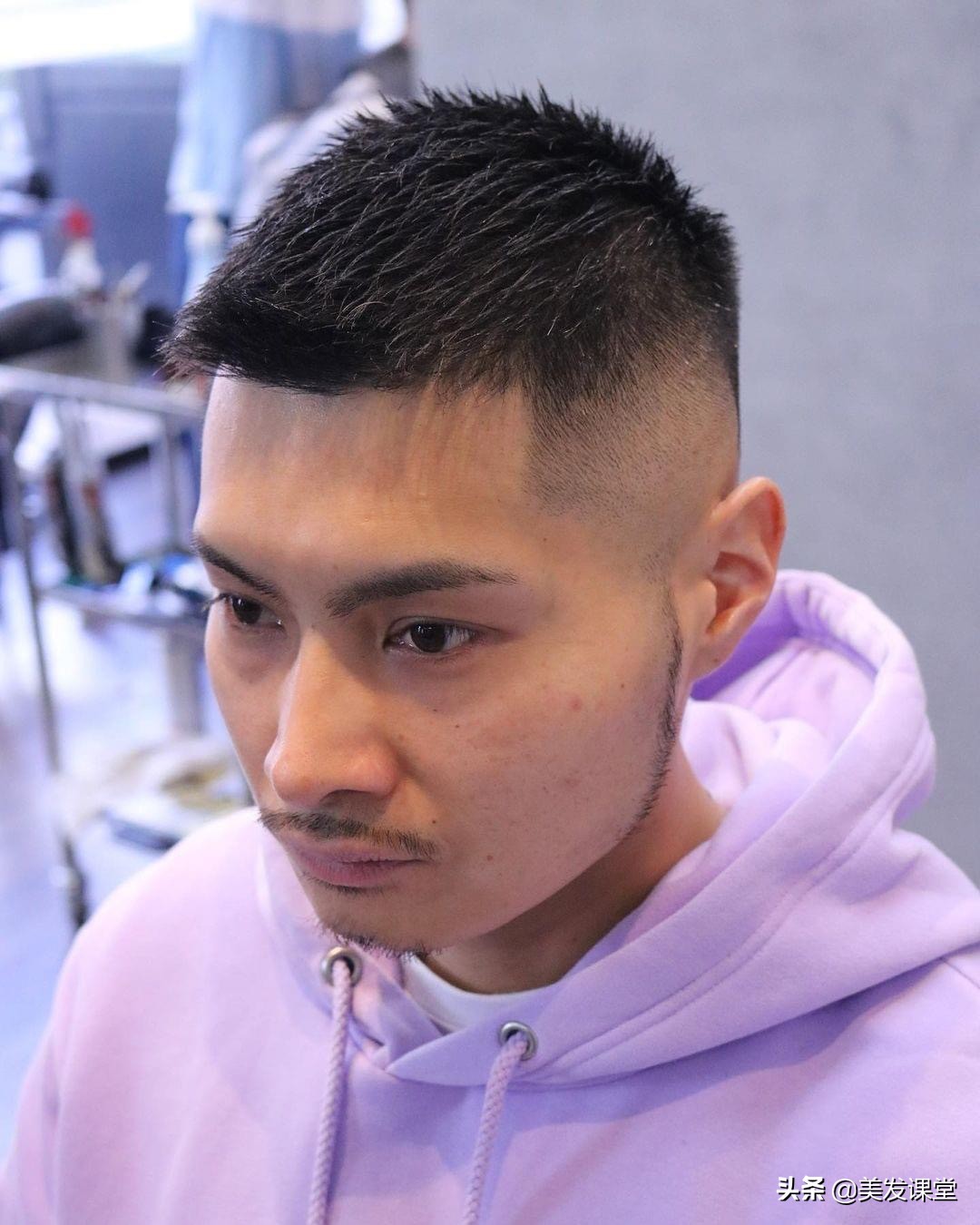 20款男生粗硬发发型,纹理头,短油头,剪完马上变身清爽潮男