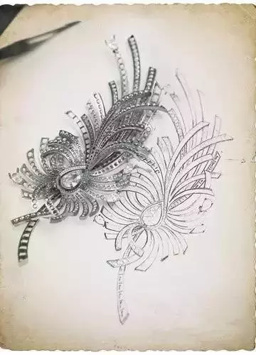 顶级珠宝品牌的手绘