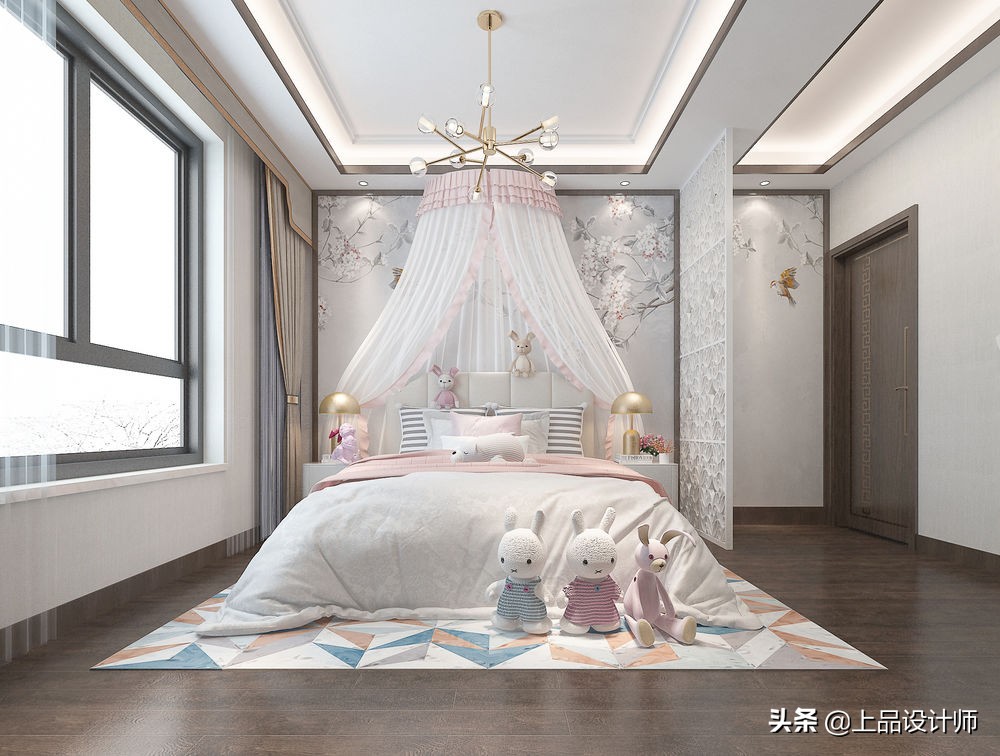 248㎡·现代新中式，储物柜形式的电视墙实用又美观