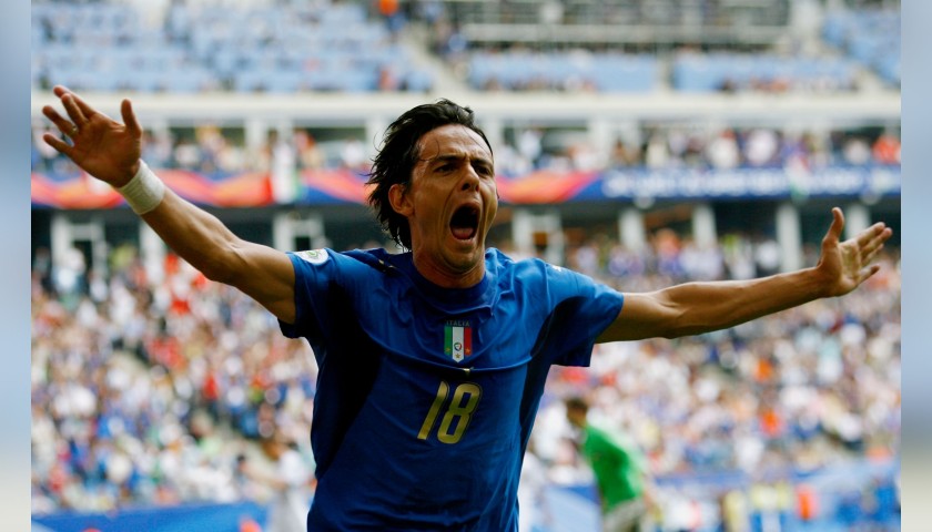 2006世界杯因扎吉上场吗(意大利历史第6射手,世界大赛预选赛26场19球