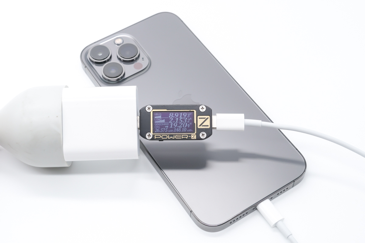 iPhone 13原装，苹果官方A2244 20W PD充电器测评