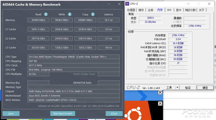 AMD TR 3960X评测：干掉了对手旗舰，却还只是24核的TR小弟