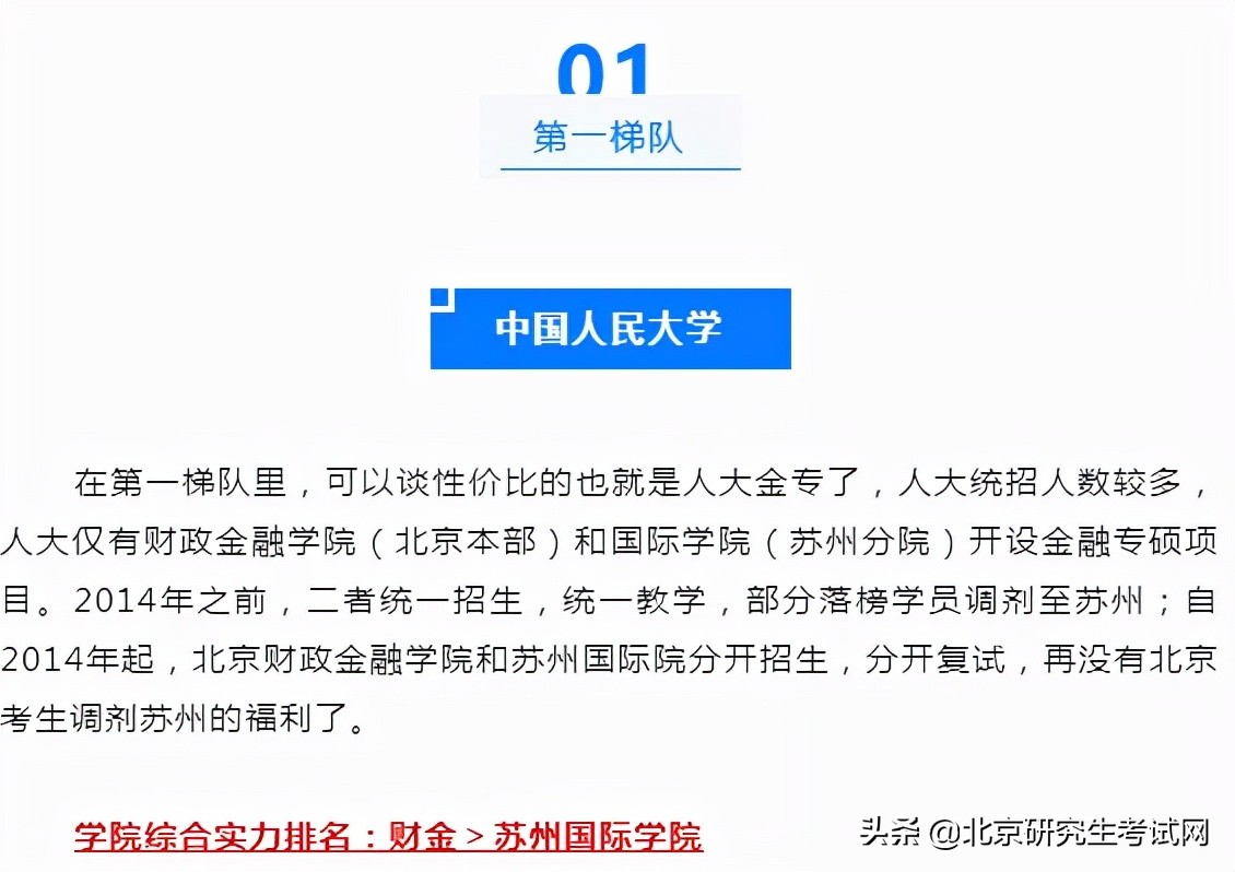 上海财经大学金融专硕（一文读懂金融专硕全国院校梯队排名）