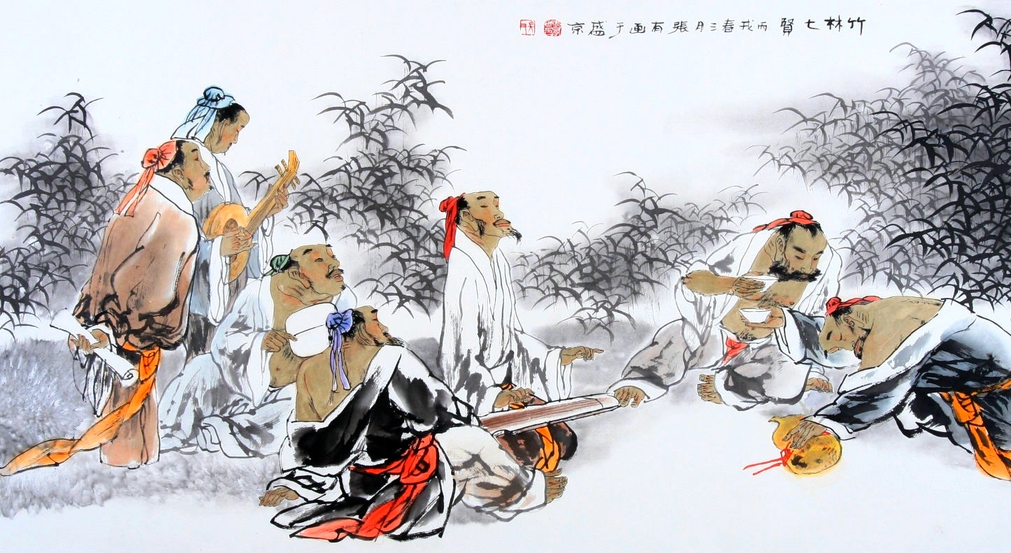 竹林七贤是指哪七个人？竹林七贤都有谁都各自擅长什么？