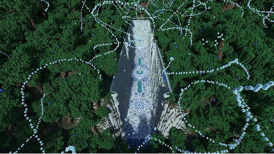《我的世界》大神耗费数年建造奢华山间别墅 价值堪比一套四合院