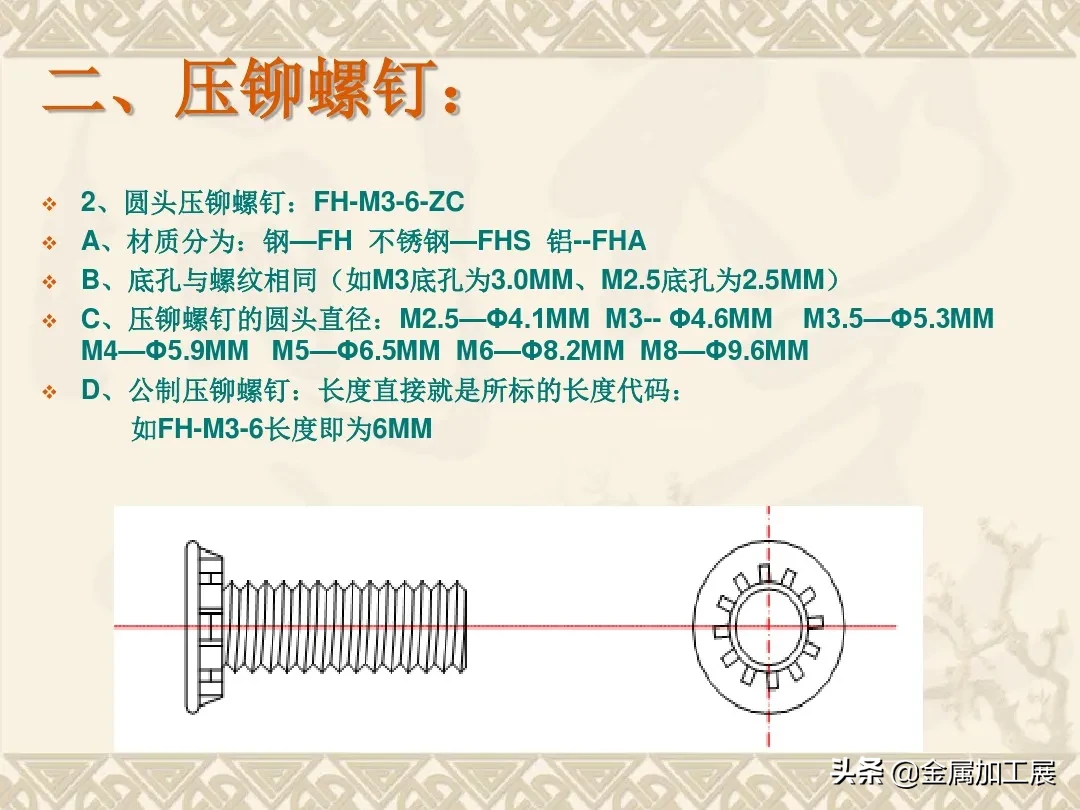 压铆工艺详解讲解，压铆工艺的原理，压铆螺母和压接螺钉介绍