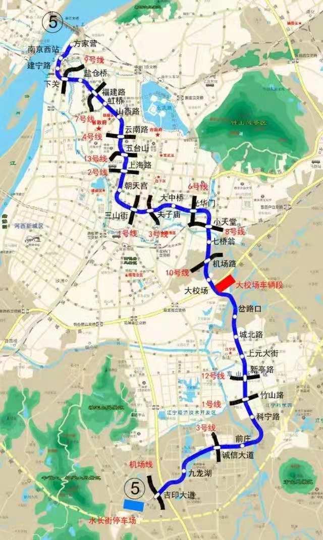 南京地铁8号线 南京地铁8号线路线图